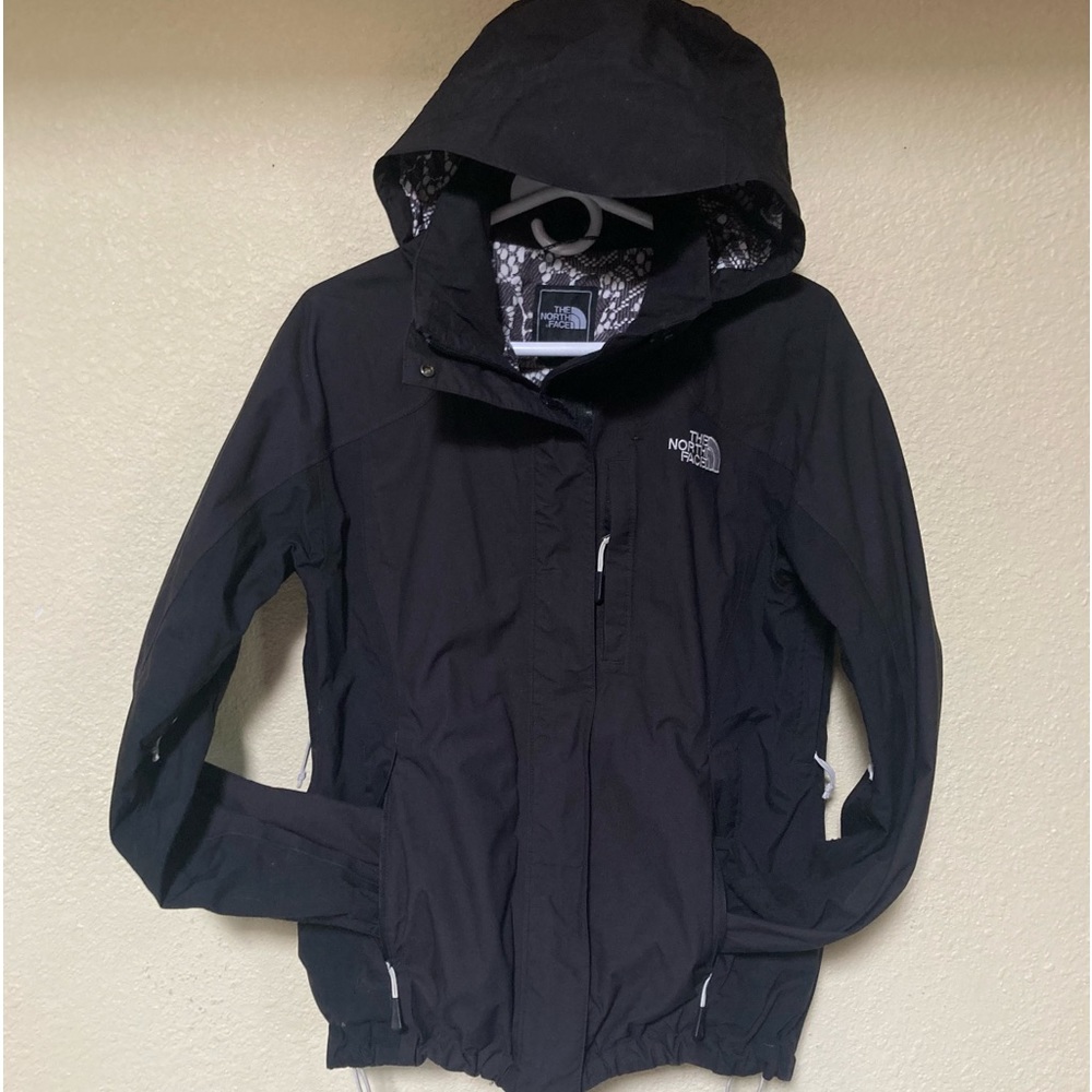 Women’s The North Face HyVent RemovableHood Jacket Black Size M